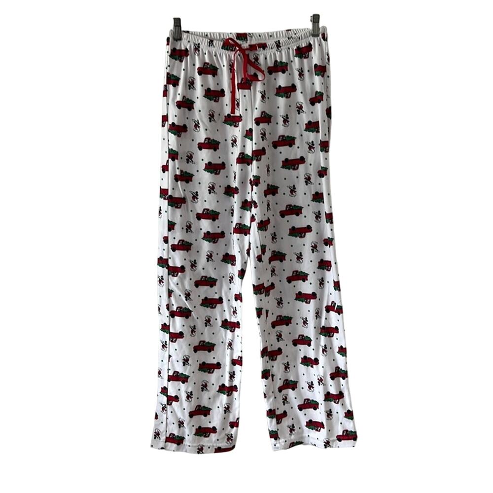 Disney Mickey Christmas Holiday Print Lightweight Flannel Pajama Lounge Pants